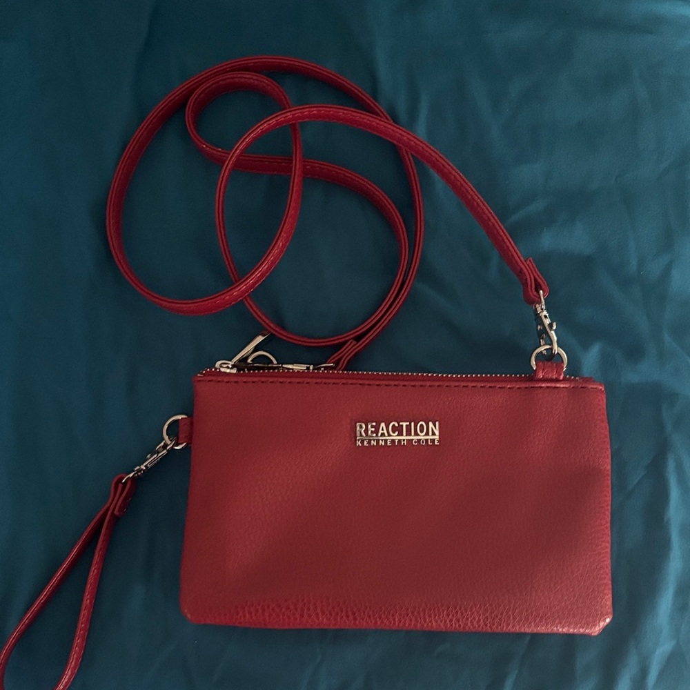 Kenneth Cole Reaction Cherry Red Crossbody Bag